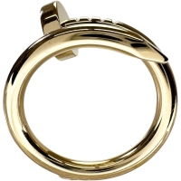 11号【CARTIER/カルティエ】 ジュストアンクル クラシック リング・指輪 K18YGイエローゴールド 18金 7.4g #51 レディース【中古】【真子質店】【GD】【TMaKY】