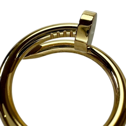 11号【CARTIER/カルティエ】 ジュストアンクル クラシック リング・指輪 K18YGイエローゴールド 18金 7.4g #51 レディース【中古】【真子質店】【GD】【TMaKY】