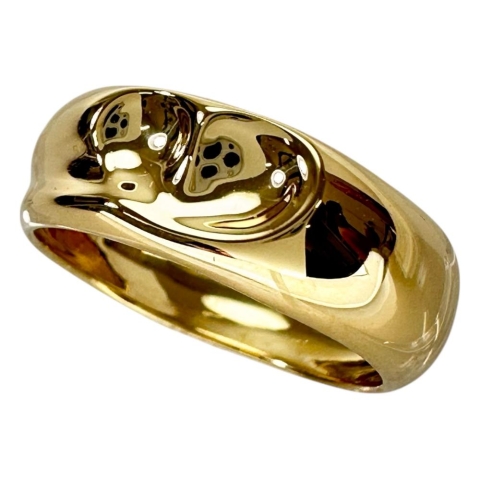 12号【TIFFANY&Co./ティファニー】 フルハート ペレッティ リング・指輪 K18ゴールド 18金 4.4g レディース【中古】【真子質店】【GD】【KDMi】