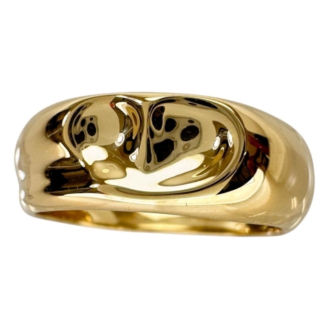 12号【TIFFANY&Co./ティファニー】 フルハート ペレッティ リング・指輪 K18ゴールド 18金 4.4g レディース【中古】【真子質店】【GD】【KDMi】