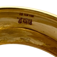 12号【TIFFANY&Co./ティファニー】 フルハート ペレッティ リング・指輪 K18ゴールド 18金 4.4g レディース【中古】【真子質店】【GD】【KDMi】