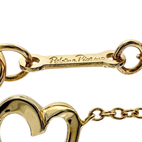 【TIFFANY&Co./ティファニー】 ネックレス ラヴィングハート パロマピカソ K18ゴールド 18金 2.4g 41・46.5cm レディース【中古】【真子質店】【GD】【DMiD】