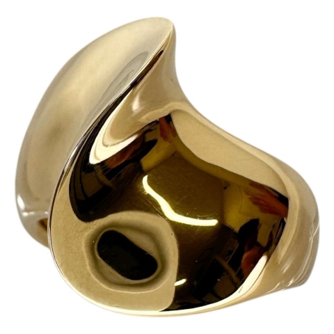 11号【MIKIMOTO/ミキモト】 曲線美デザイン  リング・指輪 K18ゴールド 18金 13.4g レディース【中古】【真子質店】【GD】【TTMoMo】