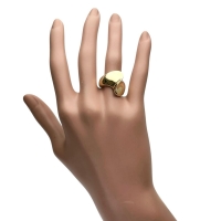 11号【MIKIMOTO/ミキモト】 曲線美デザイン リング・指輪 K18ゴールド 18金 13.4g レディース【中古】【真子質店】【GD】【TTMoMo】