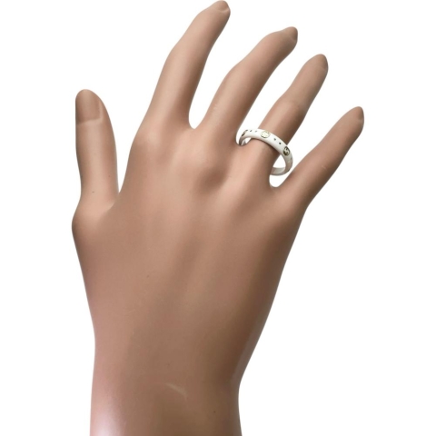 19号 リング・指輪 アイコン セラミック/K18ゴールド 18金 2.3g レディース【中古】【真子質店】【BL】【IMox】