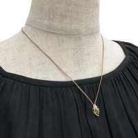 マリガーネット 1.20ct ダイヤモンド 0.07ct 8.1 ペンダントトップ K18ゴールド 18金 1.1g レディース【中古】【真子質店】【NN】【MaYMa】