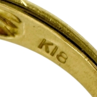 7号 アクアマリン 1.663ct ダイヤモンド 0.14ct リング・指輪 K18ゴールド 18金 3.3g レディース【中古】【真子質店】【NN】【YMiT】