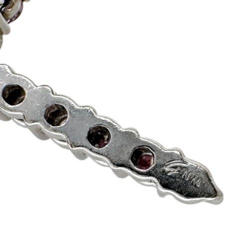 十字架/クロスデザイン ピンクダイヤモンド 0.31ct ダイヤモンド 0.18ct ペンダントトップ K18WGホワイトゴールド 18金 1.9g レディース【中古】【真子質店】【NN】【YYx】