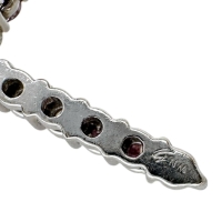 十字架/クロスデザイン ピンクダイヤモンド 0.31ct ダイヤモンド 0.18ct ペンダントトップ K18WGホワイトゴールド 18金 1.9g レディース【中古】【真子質店】【NN】【YYx】