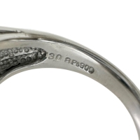 12.5号 インディゴライトブルートルマリン 3.08ct ダイヤモンド 0.67ct リング・指輪 Pt900プラチナ 13.9g レディース【中古】【真子質店】【NN】【IYxx】