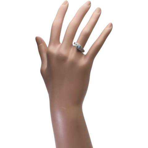 11号 アレキサンドライト 1.21ct ダイヤモンド 0.18ct リング・指輪 Pt900プラチナ 4.9g レディース【中古】【真子質店】【NN】【MoSD】