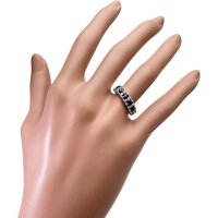 12.5号 サファイア 計0.94ct ダイヤモンド 計0.08ct リング・指輪 Pt900プラチナ 4.8g レディース【中古】【真子質店】【NN】【DKMa】