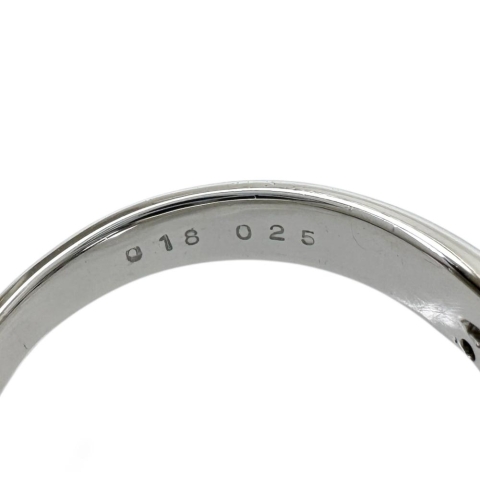 12号 アレキサンドライト 計0.18ct ダイヤモンド 計0.25ct リング・指輪 Pt900プラチナ 6.0g レディース【中古】【真子質店】【NN】【MoMiMa】