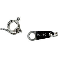 ルビー 0.65/0.68/0.79ct ダイヤモンド 0.15ct ネックレス Pt900プラチナ/Pt850プラチナ 4.6g 40cm レディース【中古】【真子質店】【NN】【IIxx】