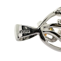 マルチカラーサファイア 計1.07ct ダイヤモンド 計0.06ct ペンダントトップ K18WGホワイトゴールド 18金 3.4g レディース【中古】【真子質店】【NN】【DSMo】