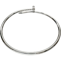 【CARTIER/カルティエ】 ジュストアンクル スモールモデル 現行モデル ダイヤモンド 0.18(20石)ct ブレスレット K18WGホワイトゴールド 18金 9.1g B6084017 #16 レディース【中古】【真子質店】【BL】【MoYMox】