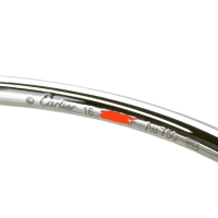 【CARTIER/カルティエ】 ジュストアンクル スモールモデル 現行モデル ダイヤモンド 0.18(20石)ct ブレスレット K18WGホワイトゴールド 18金 9.1g B6084017 #16 レディース【中古】【真子質店】【BL】【MoYMox】