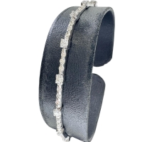 ダイヤモンド 1.80ct ブレスレット K18WGホワイトゴールド 18金 6.2g 17.5cm レディース【中古】【真子質店】【NN】【IMaKMo】