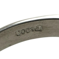 18号 丸玉血赤サンゴ（珊瑚）14.4mm リング・指輪 Pt900プラチナ 13.1g レディース【中古】【真子質店】【NN】【IxMaD】