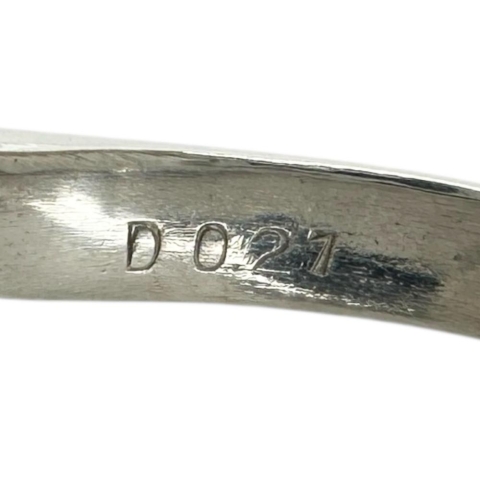 18号 丸玉血赤サンゴ（珊瑚）14.4mm リング・指輪 Pt900プラチナ 13.1g レディース【中古】【真子質店】【NN】【IxMaD】