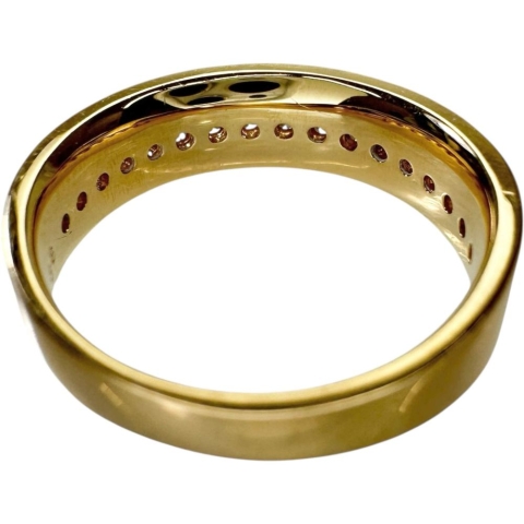 11.5号 ダイヤモンド 0.38ct リング・指輪 K18ゴールド 18金 5.4g レディース【中古】【真子質店】【NN】【IxKMi】