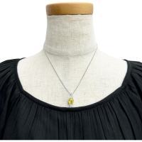 スフェーン 2.97ct ダイヤモンド 0.23ct ペンダントトップ Pt900プラチナ 3.5g レディース【中古】【真子質店】【NN】【YTK】