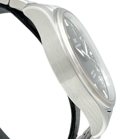 【IWC/インターナショナルウォッチカンパニー】 IW326504 パイロットウォッチ マーク17 腕時計 ステンレススチール 自動巻き/オートマ ブラック文字盤/シルバーベルト メンズ【中古】【真子質店】【BL】【TSIMo】