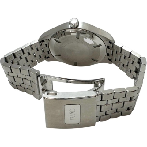 【IWC/インターナショナルウォッチカンパニー】 IW326504 パイロットウォッチ マーク17 腕時計 ステンレススチール 自動巻き/オートマ ブラック文字盤/シルバーベルト メンズ【中古】【真子質店】【BL】【TSIMo】