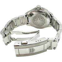 【TAG HEUER/タグホイヤー】 WBP1415 アクアレーサー 腕時計 ステンレススチール クオーツ ブルー文字盤/シルバーベルト レディース【中古】【真子質店】【GD】【SSx】