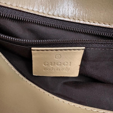 【GUCCI/グッチ】 31244  トートバッグ GGキャンバス/レザー ベージュ/ブラウン レディース【中古】【真子質店】【BL】【IMax】