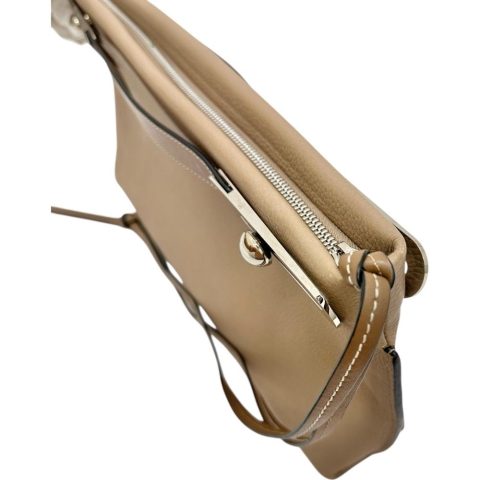 【LOEWE/ロエベ】 ミッシー 2WAYバッグ ハンドバッグ レザー ブラウン/シルバー金具 レディース【中古】【真子質店】【BL】【MoxY】