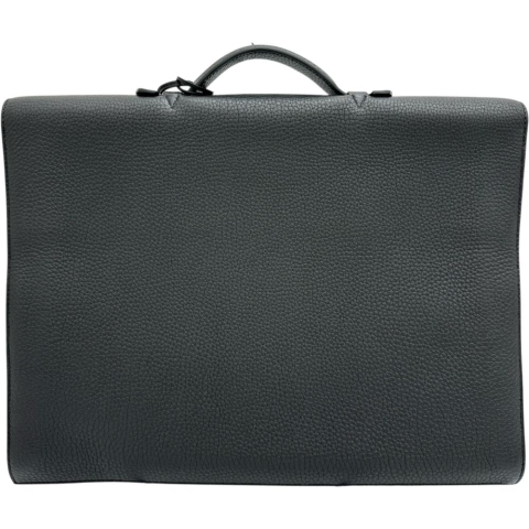 【HERMES/エルメス】 サックアデペッシュ41 ビジネスバッグ ブリーフケース トゴ/レザー ノワール（ブラック）/ゴールド金具 メンズ【中古】【真子質店】【BL】【MaMixx】