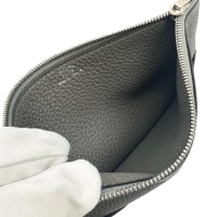 【HERMES/エルメス】 ドゴン デュオGM  長財布 B刻印（2023年製） レザー/トゴ グレー（グリメイヤー）/シルバー金具 レディース【中古】【真子質店】【BL】【IDxx】