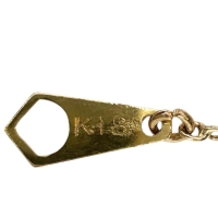 切子デザイン ネックレス K18ゴールド 18金 3.9g 41cm レディース【中古】【真子質店】【BL】【YIx】【ex】