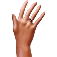 13号 ルビー 0.98ct ダイヤモンド 0.38ct リング・指輪 K18ゴールド 18金 4.1g レディース【中古】【真子質店】【NN】【IxMoY】