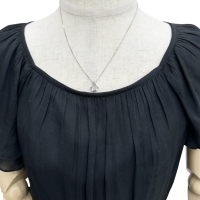 アレキサンドライト 0.28ct ダイヤモンド 0.16ct ネックレス Pt900プラチナ/Pt850プラチナ 7.0g 43cm レディース【中古】【真子質店】【NN】【KKx】