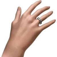 10号 アレキサンドライト 0.52ct ダイヤモンド 0.30ct リング・指輪 Pt900プラチナ 4.6g レディース【中古】【真子質店】【NN】【IxKMi】