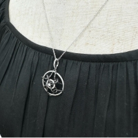 【ラソマ】(チェーンのみ)  ダイヤモンド（ブラックダイヤ込み） 1.14ct ネックレス K18WGホワイトゴールド 18金 6.8g 46cm レディース【中古】【真子質店】【NN】【ITIx】