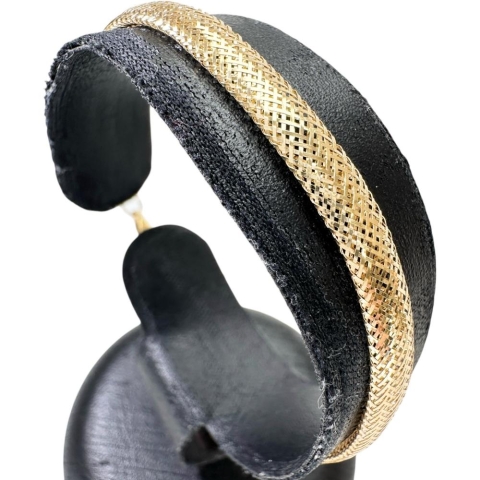 メッシュ　▲歪み ブレスレット K18ゴールド 18金 2.4g 17.5cm レディース【中古】【真子質店】【BL】【DIMi】【ex】