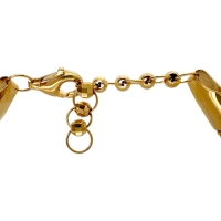 メッシュ　▲歪み ブレスレット K18ゴールド 18金 2.4g 17.5cm レディース【中古】【真子質店】【BL】【DIMi】【ex】