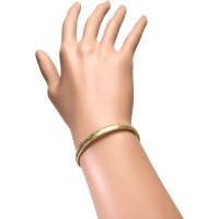 メッシュ　▲歪み ブレスレット K18ゴールド 18金 2.4g 17.5cm レディース【中古】【真子質店】【BL】【DIMi】【ex】