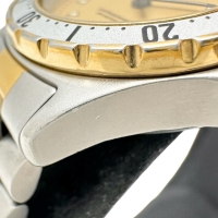 【TAG HEUER/タグホイヤー】 974.008 プロフェッショナル 200m 腕時計 ステンレススチール/GP クオーツ シャンパン文字盤/ゴールドシルバーコンビベルト レディース【中古】【真子質店】【NN】【IMox】