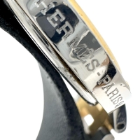 【HERMES/エルメス】 クリッパー 腕時計 ステンレススチール/GP クオーツ ホワイト文字盤/ゴールドシルバーコンビベルト レディース【中古】【真子質店】【NN】【MaMax】