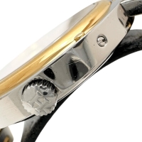 【HERMES/エルメス】 クリッパー 腕時計 ステンレススチール/GP クオーツ ホワイト文字盤/ゴールドシルバーコンビベルト レディース【中古】【真子質店】【NN】【MaMax】