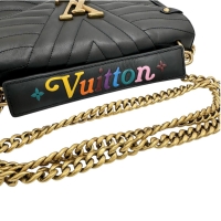 【LOUIS VUITTON/ルイ・ヴィトン】 M51498 ニューウェーブ ２WAYチェーンショルダーバッグMM ショルダーバッグ レザー ブラックレザー/ゴールド金具 レディース【中古】【真子質店】【BL】【IYMox】
