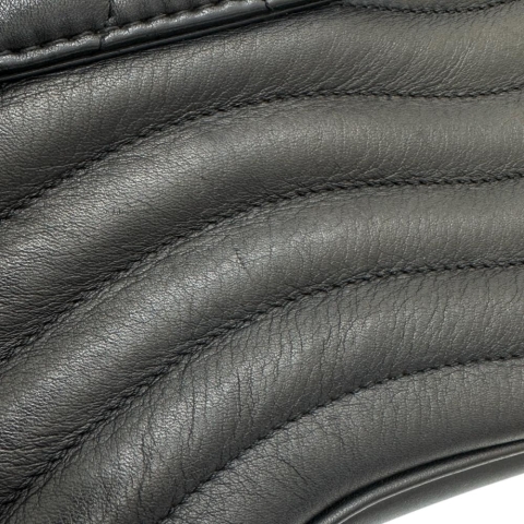 【LOUIS VUITTON/ルイ・ヴィトン】 M51498 ニューウェーブ ２WAYチェーンショルダーバッグMM ショルダーバッグ レザー ブラックレザー/ゴールド金具 レディース【中古】【真子質店】【BL】【IYMox】