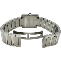 【CARTIER/カルティエ】 WSTA0065 新型 タンクフランセーズ 保証書/ギャラ/箱付 腕時計 ステンレススチール クオーツ 2023年製 シルバー文字盤 レディース【中古】【真子質店】【BL】【MaSMix】