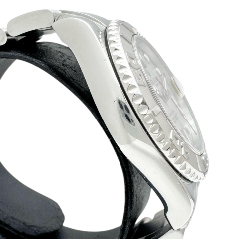 【ROLEX/ロレックス】 168622 ヨットマスター 腕時計 ステンレススチール/Ptプラチナ 自動巻き/オートマ 2000年製 シルバー文字盤/シルバーベルト レディース【中古】【真子質店】【BL】【KDMix】【ex】