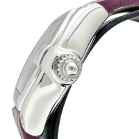 【CARTIER/カルティエ】 W62017V3 ロードスターSM 腕時計 ステンレススチール/レザー クオーツ ピンク文字盤/ヴァイオレットレザーベルト レディース【中古】【真子質店】【BL】【TDxS】