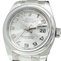 【ROLEX/ロレックス】 179160 デイトジャスト コンセントリック 保証書/ギャラ/箱付 腕時計 ステンレススチール 自動巻き/オートマ 2005年製 シルバー文字盤 レディース【中古】【真子質店】【BL】【MoMoxx】【ex】